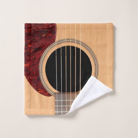 Dreadnought Acoustic 6 String Guitar Badhandtuch Set (Waschlappen)