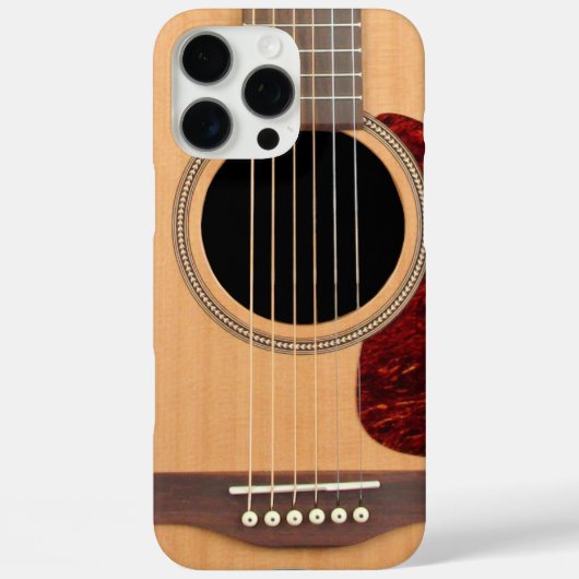 Dreadnought Acoustic 6 String Guitar Case-Mate iPhone Hülle (Rückseite)