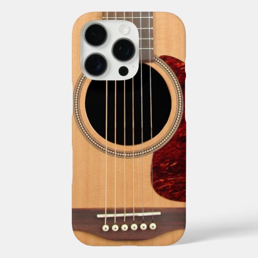 Dreadnought Acoustic 6 String Guitar Case-Mate iPhone Hülle (Rückseite)