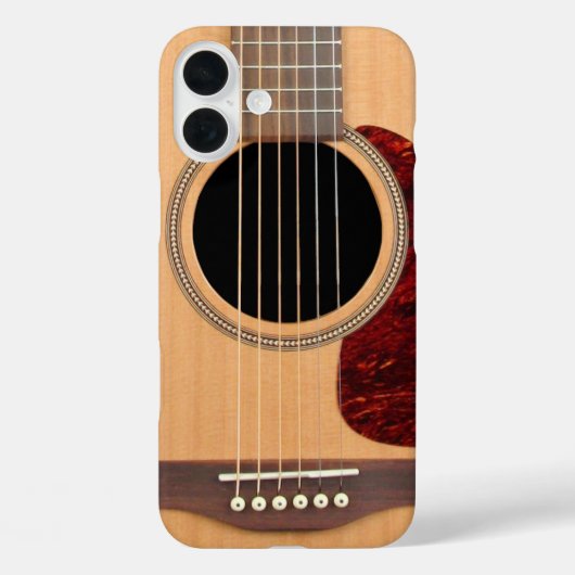 Dreadnought Acoustic 6 String Guitar Case-Mate iPhone Hülle (Rückseite)