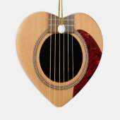Dreadnought Acoustic 6 String Guitar Keramik Ornament (Rechts)