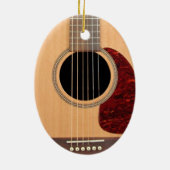 Dreadnought Acoustic 6 String Guitar Keramikornament (Hinten)