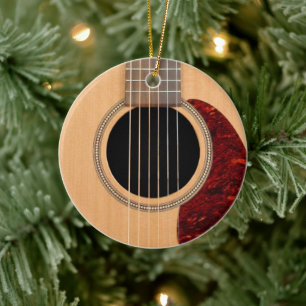 Dreadnought Acoustic 6 String Guitar Keramikornament