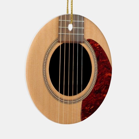 Dreadnought Acoustic 6 String Guitar Keramikornament (Rechts)
