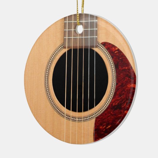 Dreadnought Acoustic 6 String Guitar Keramikornament (Links)