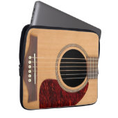 Dreadnought Acoustic 6 String Guitar Laptopschutzhülle (Vorne Rechts)