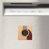 Dreadnought Acoustic 6 String Guitar Magnet (In Situ (Geschirrspüler))