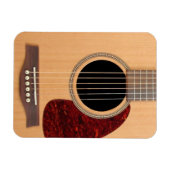 Dreadnought Acoustic 6 String Guitar Magnet (Horizontal)