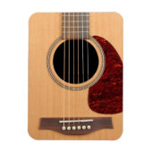Dreadnought Acoustic 6 String Guitar Magnet (Vertikal)