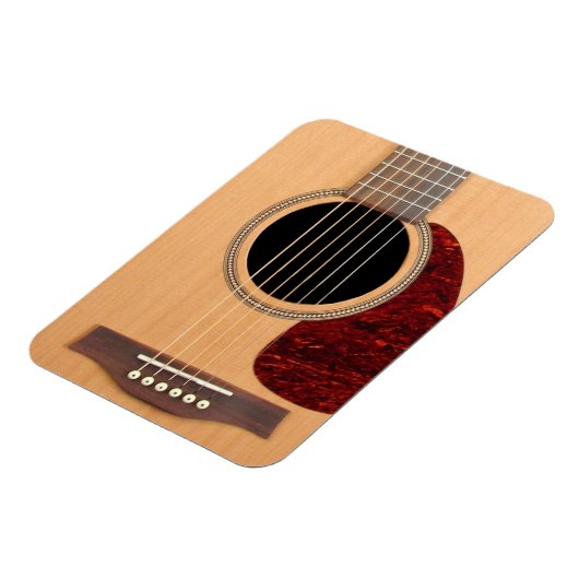Dreadnought Acoustic 6 String Guitar Magnet (Linke Seite)