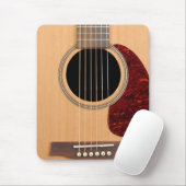 Dreadnought Acoustic 6 String Guitar Mousepad (Mit Mouse)