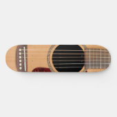 Dreadnought Acoustic 6 String Guitar Skateboard (Horizontal)