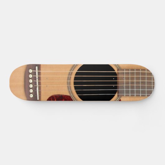 Dreadnought Acoustic 6 String Guitar Skateboard (Horizontal)