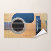 Dreadnought Acoustic Guitar Badhandtuch Set (Handtuch)