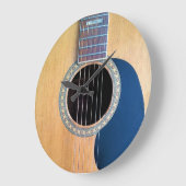Dreadnought Acoustic Guitar Große Wanduhr (Winkel)