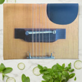 Dreadnought Acoustic Guitar Küchentuch (Gefaltet)