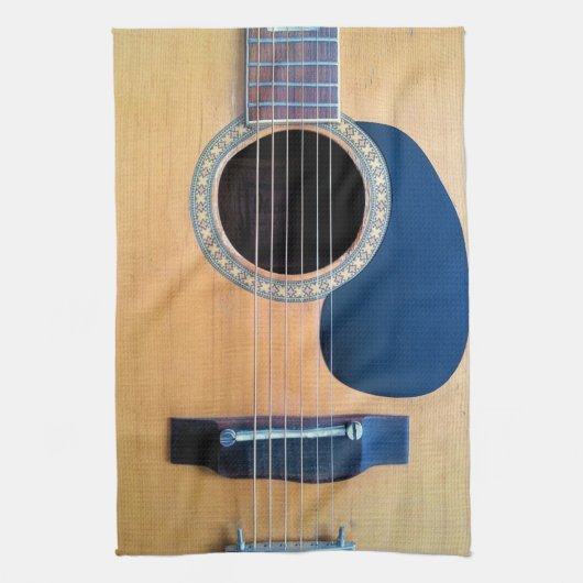 Dreadnought Acoustic Guitar Küchentuch (Vertikal)