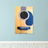 Dreadnought Acoustic Guitar Leinwanddruck (Insitu (Holzboden))