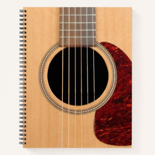 Dreadnought-Akustik-6-String-Gitarre Notizblock