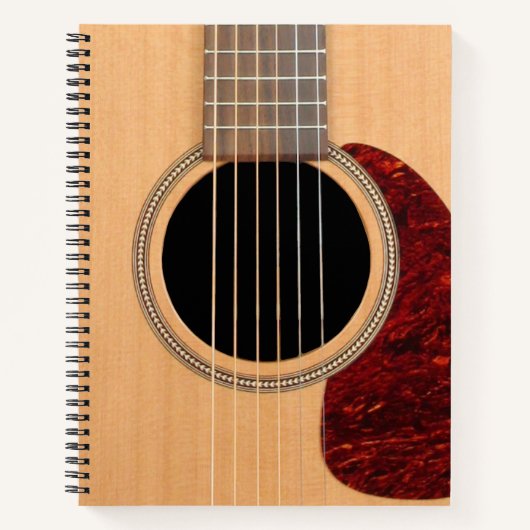 Dreadnought-Akustik-6-String-Gitarre Notizblock (Vorderseite)