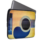 Dreadnought-Akustikgitarre 6-String Künstler-Desig Laptopschutzhülle (Vorne Rechts)