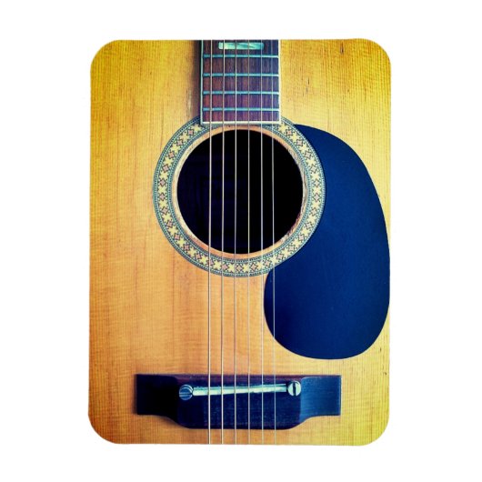 Dreadnought-Akustikgitarre 6-String Künstler-Desig Magnet (Vertikal)