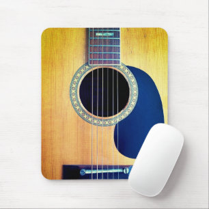 Dreadnought-Akustikgitarre 6-String Künstler-Desig Mousepad
