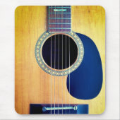 Dreadnought-Akustikgitarre 6-String Künstler-Desig Mousepad (Vorne)