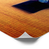 Dreadnought-Akustikgitarre 6-String Künstler-Desig Poster (Ecke)