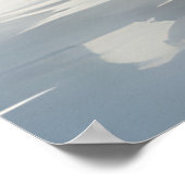 Dreadnought's Embrace Brown Battle Ship Blue Poster (Ecke)