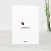 Dream a Dream Glückwunschkarte Karte (Rückseite)