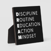 Dream Acronym - Schleifen, Gymnastik, Husteln, Erf Fotoplatte (Vorderseite)