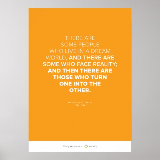 Dream and Reality Poster (Vorne)