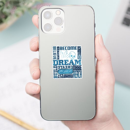 Dream - ASL Design Aufkleber (Telefon)