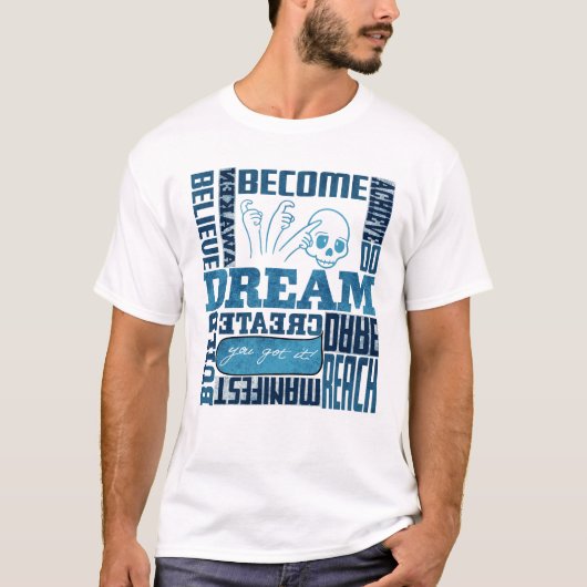 Dream - ASL Design T-Shirt (Vorderseite)