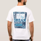 Dream - ASL Design T-Shirt (Rückseite)
