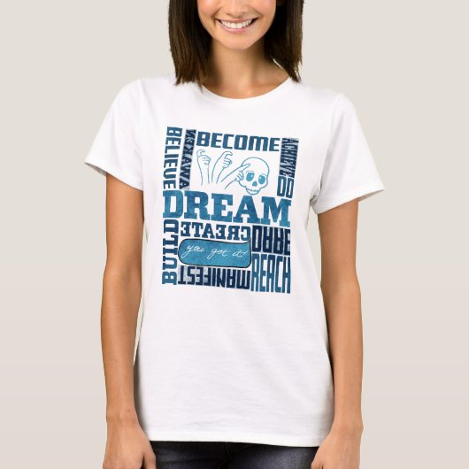Dream - ASL Design T-Shirt (Vorderseite)