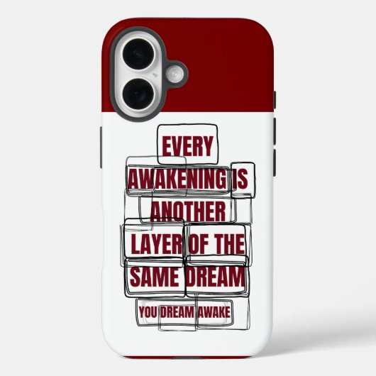 Dream Awake phone case (Rückseite)
