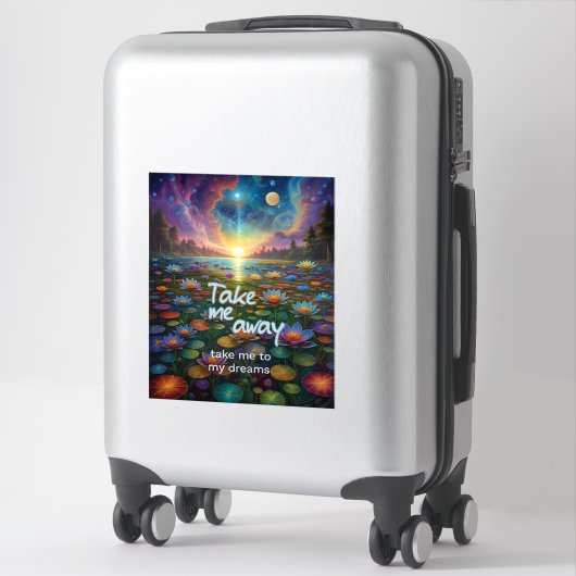 Dream Away Aufkleber (Koffer)