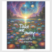 Dream Away Aufkleber (Blatt)