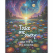 Dream Away Aufkleber (Vorderseite)