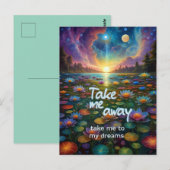 Dream Away Postkarte (Vorne/Hinten)