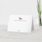 Dream Away Unicorn Karte (Rückseite)
