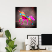 Dream Away Unicorn Poster (Heimbüro)