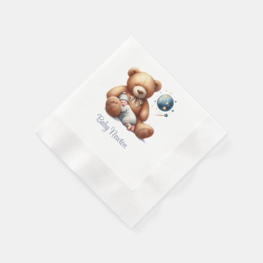 Dream Baby Bear Boy Serviette (Ecke)