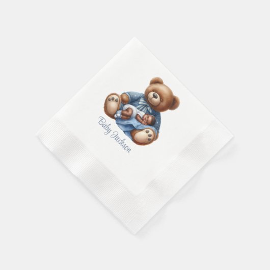 Dream Baby Bear Boy Serviette (Ecke)