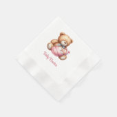 Dream Baby Bear Girl Serviette (Ecke)