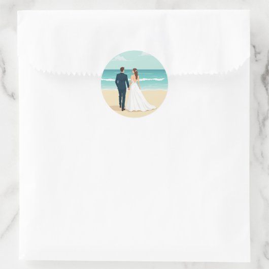 Dream Beachside Honeymoon Sticker (Tasche)