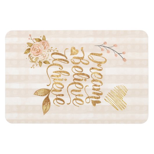 Dream Believe Achieve Magnet (Horizontal)