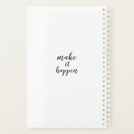 Dream Big 2026 Planner - Schnauzer Lover Gift Planer (Rückseite)